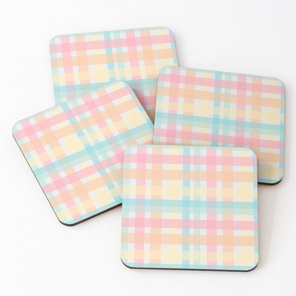 Item preview, Morning macarons 1.2 plaid pattern stripe designed and sold by KmcA-designs.