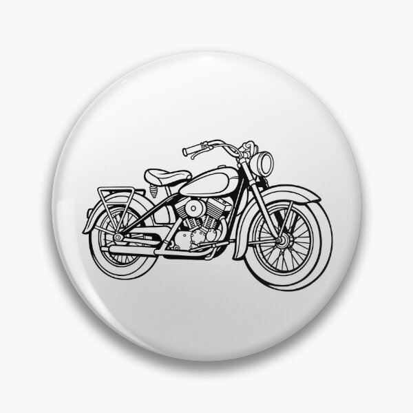 Item preview, Vintage Classic Motorcycle Illustration designed and sold by ArtPer-design.