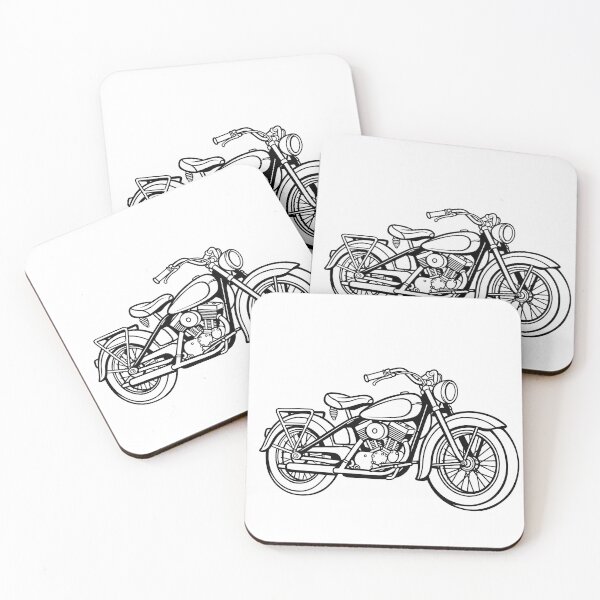 Item preview, Vintage Classic Motorcycle Illustration designed and sold by ArtPer-design.