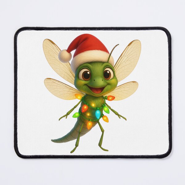 Item preview, Christmas Dragonfly designed and sold by Sillytoe.