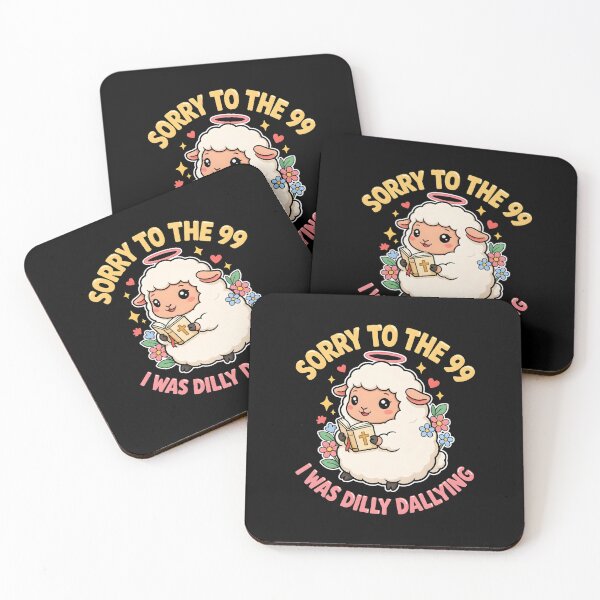 Item preview, Sorry to The 99 I was Dilly Dallying Christian Sheep Faith Based Bible Humor designed and sold by Redgiant87x.