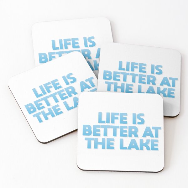 Item preview, Life is Better at the Lake designed and sold by DalePrestonArt.