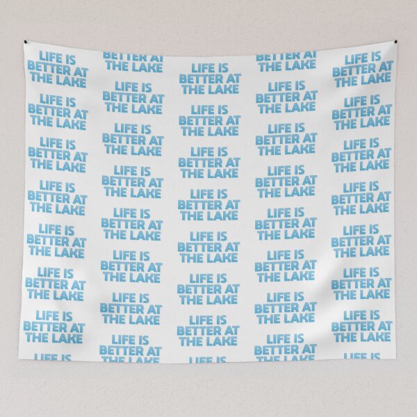 Item preview, Life is Better at the Lake designed and sold by DalePrestonArt.