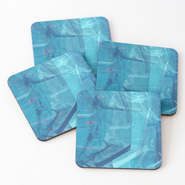 Item preview, Aqua Abstract designed and sold by Swooncake Press.