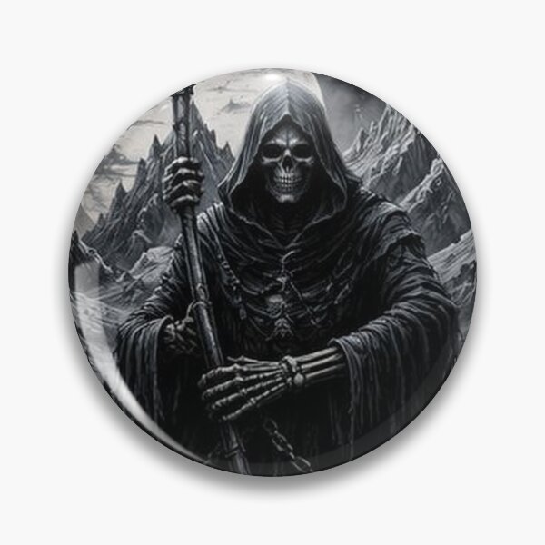 Item preview, Grim Reaper Death Figure Artwork designed and sold by HollowOakPrints.