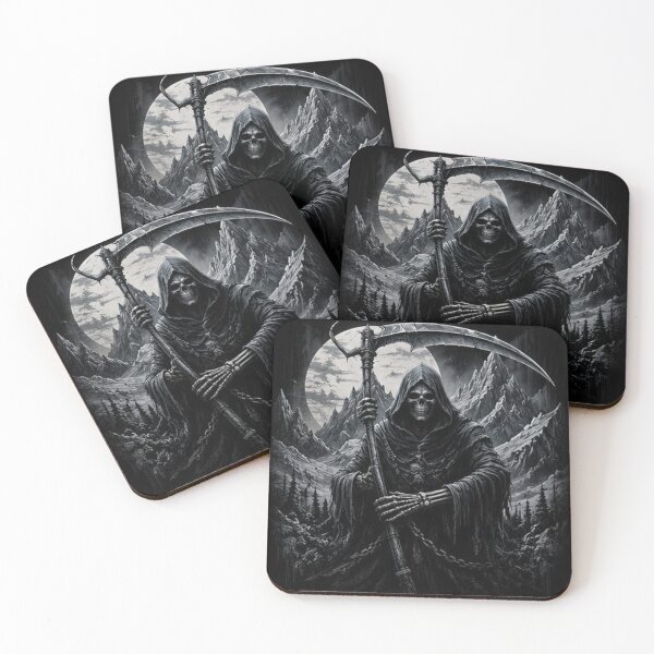 Item preview, Grim Reaper Death Figure Artwork designed and sold by HollowOakPrints.