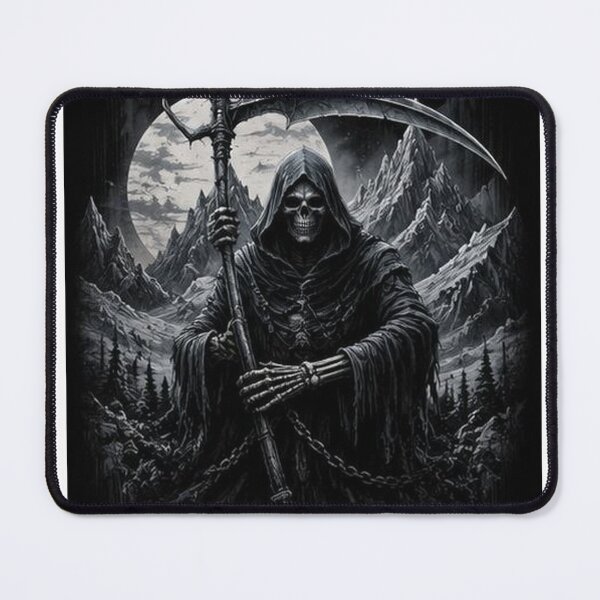Item preview, Grim Reaper Death Figure Artwork designed and sold by HollowOakPrints.