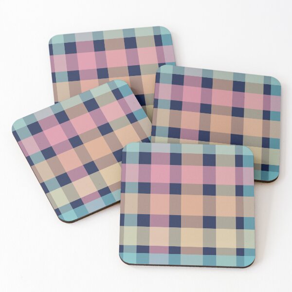Item preview, Midnight macarons 1.1 plaid pattern stripe designed and sold by KmcA-designs.