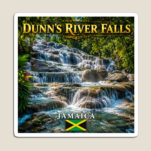 Item preview, Dunn's River Falls Jamaica designed and sold by globetrottergfx.
