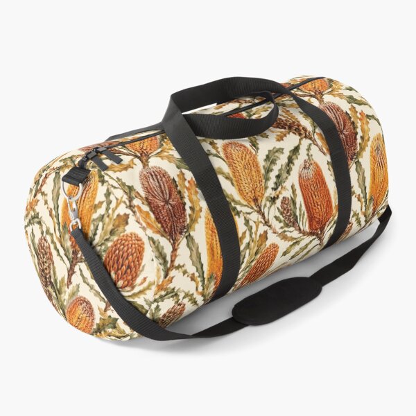 Item preview, Banksia Wild Australian Watercolor Seamless Floral Pattern designed and sold by Inkworksbyshery.