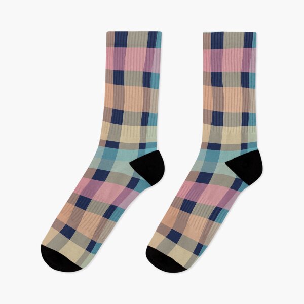 Item preview, Midnight macarons 1.2 plaid pattern stripe designed and sold by KmcA-designs.