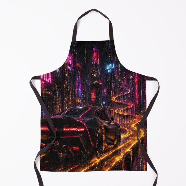Item preview, Retro Cyberpunk black Car designed and sold by JMAVILA ART.