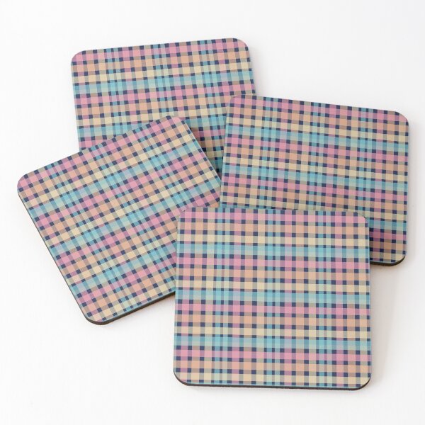 Item preview, Midnight macarons 1.3 plaid pattern stripe designed and sold by KmcA-designs.