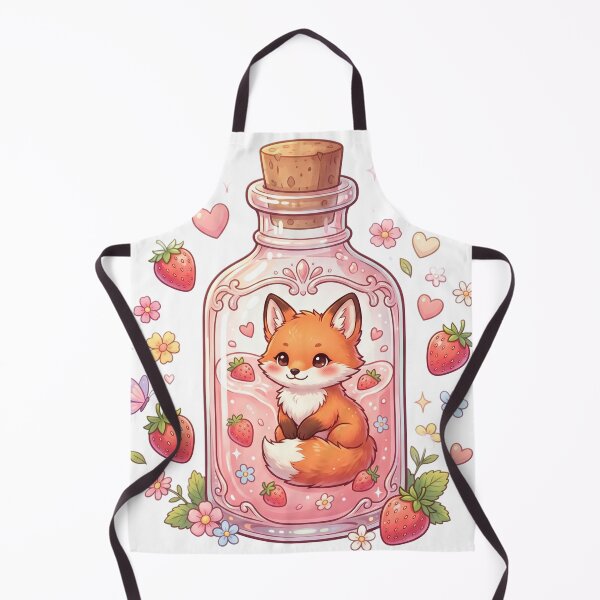 Item preview, Baby fox in glass bottle designed and sold by kidoramagic.