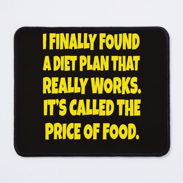 Item preview, Funny Humor Design I Finally A Diet Plan That Really Works designed and sold by fantasticdesign.