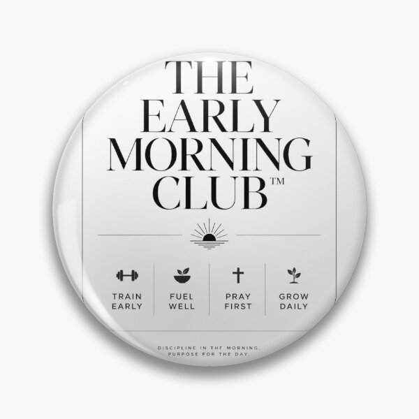Item preview, The Early Morning Club™ | Premium Lifestyle & Fitness Apparel designed and sold by guchieworldcollection.