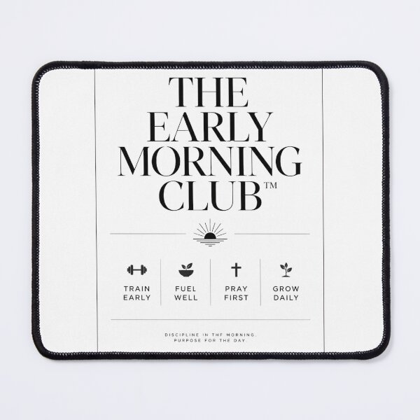 Item preview, The Early Morning Club™ | Premium Lifestyle & Fitness Apparel designed and sold by guchieworldcollection.