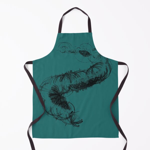 Item preview, Dark Teal Cybernetic Wave Geometric Art designed and sold by BetweenForms.