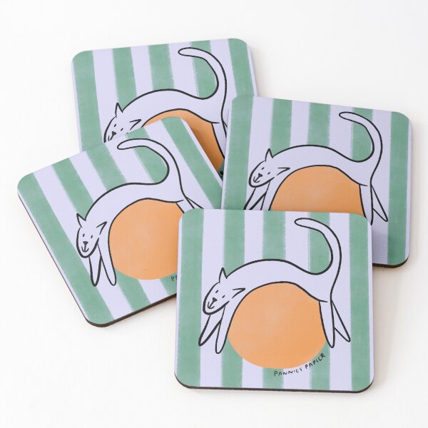 Item preview, Minimalist Cat and Sun Nursery Art designed and sold by Pannies Papier.