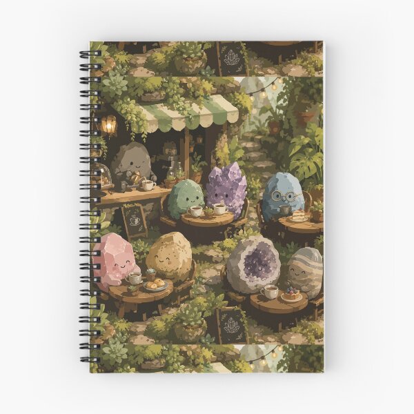 Item preview, Cute Crystal Coffee Shop Sticker for Rock Collectors & Geology Lovers designed and sold by SimplePoDesign.