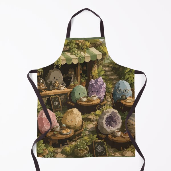 Item preview, Cute Crystal Coffee Shop Sticker for Rock Collectors & Geology Lovers designed and sold by SimplePoDesign.