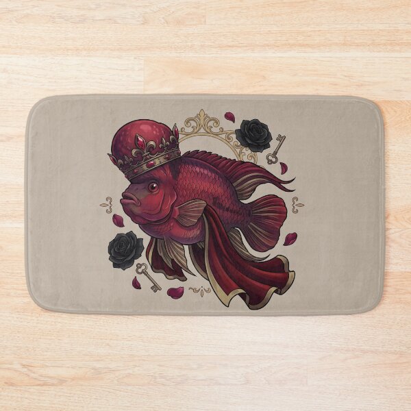 Item preview, Royal Flowerhorn Cichlid King Crownflowerhorn cichlid designed and sold by MythicCotton.