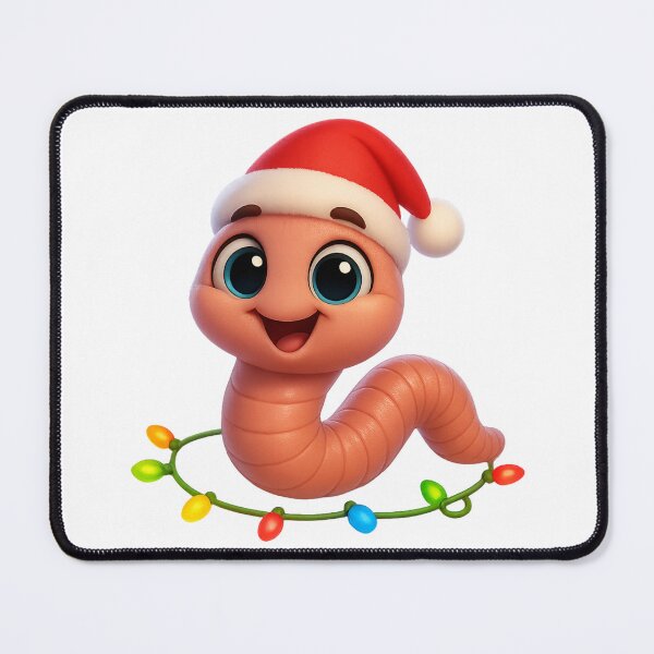Item preview, Christmas Earthworm designed and sold by Sillytoe.