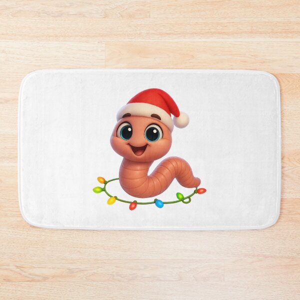 Item preview, Christmas Earthworm designed and sold by Sillytoe.