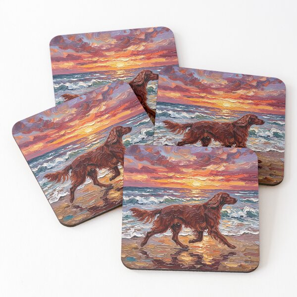 Item preview, Beach Days - Irish Setter designed and sold by AjaTrier.