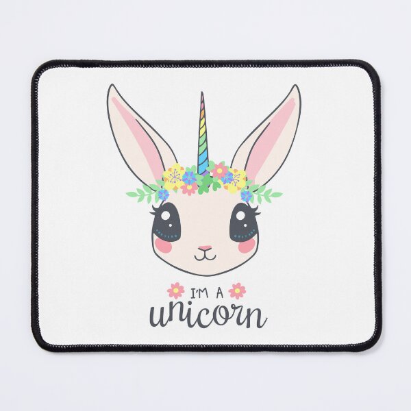 Item preview, Cute Unicorn Bunny Kawaii Floral Animal Design designed and sold by سله أرت.