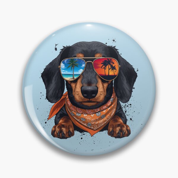 Item preview, COOL BLACK DACHSHUND DOG designed and sold by BKDIGITALSHOP.