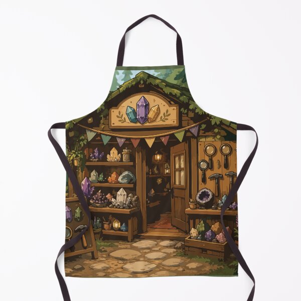 Item preview, Cozy Crystal Shop Sticker for Rockhounds & Mineral Collectors designed and sold by SimplePoDesign.