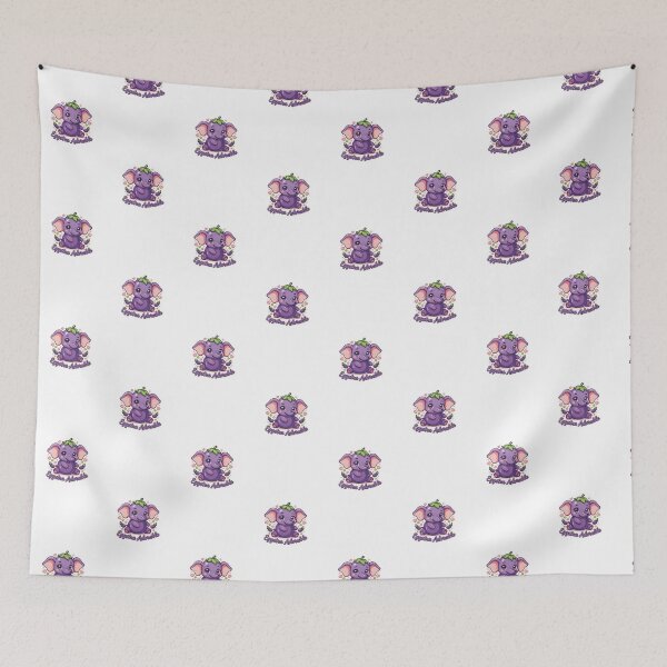 Item preview, Eggstra Adorable Kawaii Eggplant Elephant T-Shirt – Cute Animal Pun Sticker & Gift for Elephant Lovers, Foodies and Cozy Girls designed and sold by GemBob Creations.