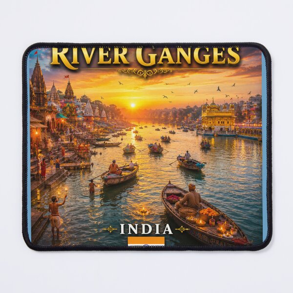 Item preview, The Sacred River Ganges designed and sold by globetrottergfx.