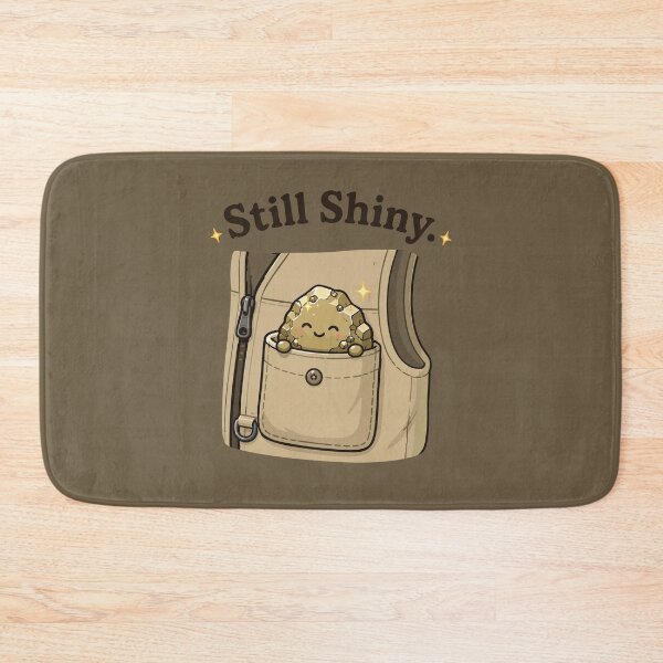 Item preview, Still Shiny Funny Rockhound Sticker for Crystal & Mineral Collectors designed and sold by SimplePoDesign.
