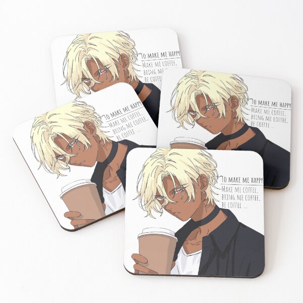 Item preview, Coffee Lover Anime Boy | Original Cute Character designed and sold by artistanithe.