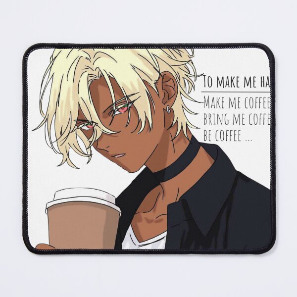 Item preview, Coffee Lover Anime Boy | Original Cute Character designed and sold by artistanithe.