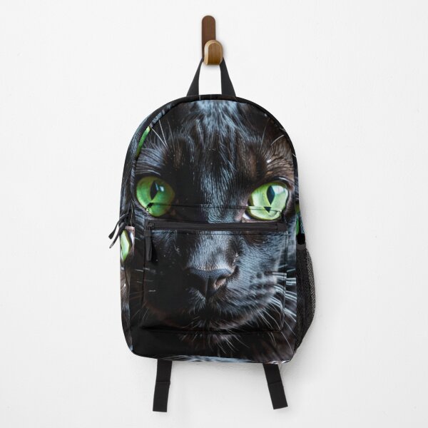 Item preview, Animals - Black Cat with Green Eyes, Hypnotic and Intense Portrait designed and sold by World-Pets.