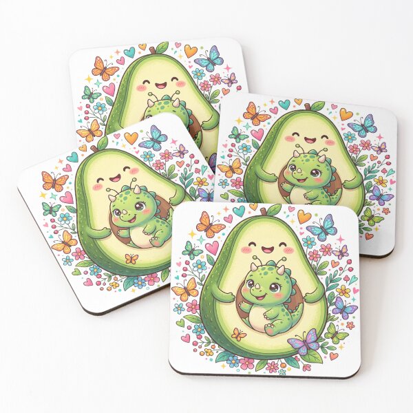 Item preview, Baby dinosaur in avocado designed and sold by kidoramagic.