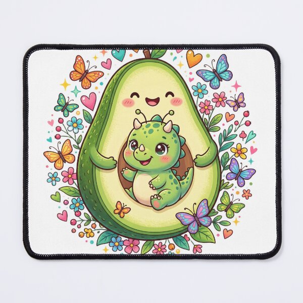 Item preview, Baby dinosaur in avocado designed and sold by kidoramagic.