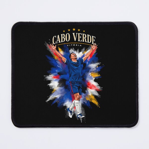 Item preview, Cabo Verde Soccer African Football Blue Sharks Cape Verde Fan designed and sold by Redgiant87x.