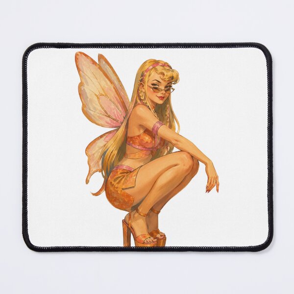 Item preview, Fairy Succubus Pin-Up | Original Fantasy Retro Glamour Illustration designed and sold by Cosplayvintage.
