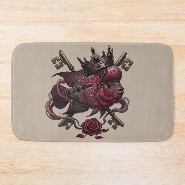 Item preview, Gothic Crowned Flowerhorn Cichlid King designed and sold by MythicCotton.