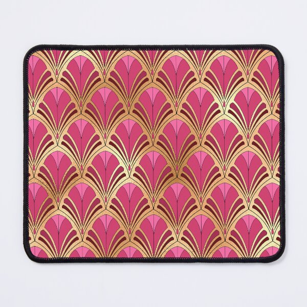 Item preview, Art Deco Romantic Red, Pink And Golden-Hues Pattern designed and sold by DEC02.