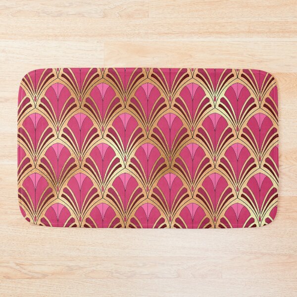Item preview, Art Deco Romantic Red, Pink And Golden-Hues Pattern designed and sold by DEC02.