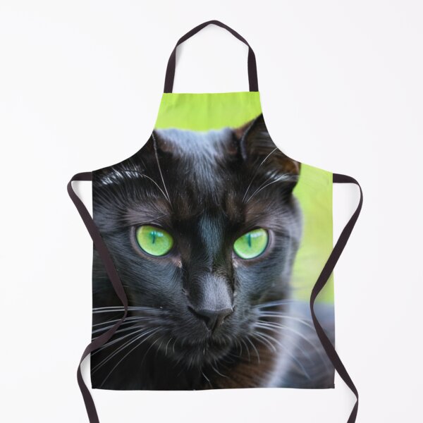 Item preview, Animals - Black Cat with Green Eyes, Hypnotic Gaze and Contemporary Design designed and sold by World-Pets.