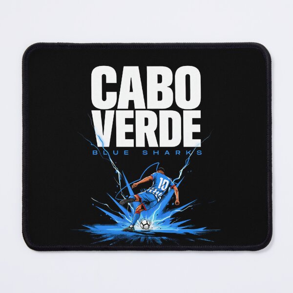 Item preview, Cabo Verde Soccer Cabo Verde Football Retro Blue Sharks designed and sold by Redgiant87x.