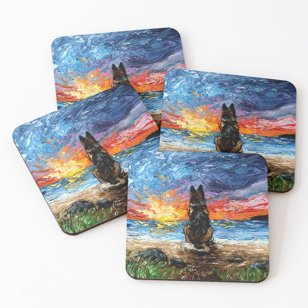 Item preview, Beach Days - German Shepherd designed and sold by AjaTrier.