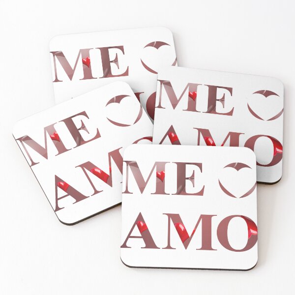 Item preview, ME AMO – BURGUNDY SPANISH  EDITION designed and sold by I LOVE ME.
