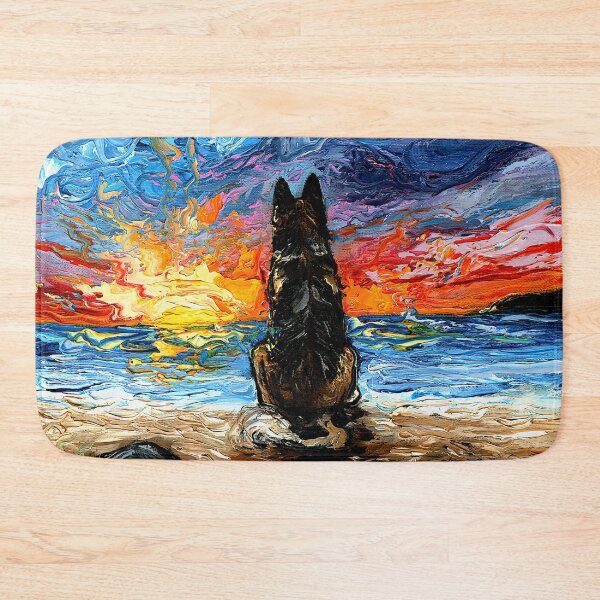 Item preview, Beach Days - German Shepherd designed and sold by AjaTrier.